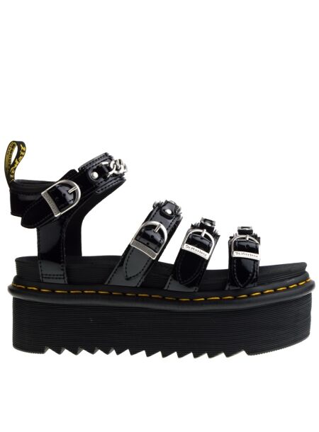 Dr. martens Dames platform sandalen zwart