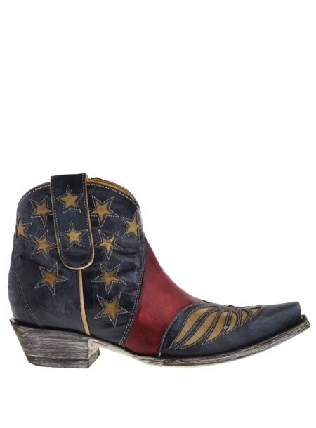Old gringo Dames western boots blauw-rood
