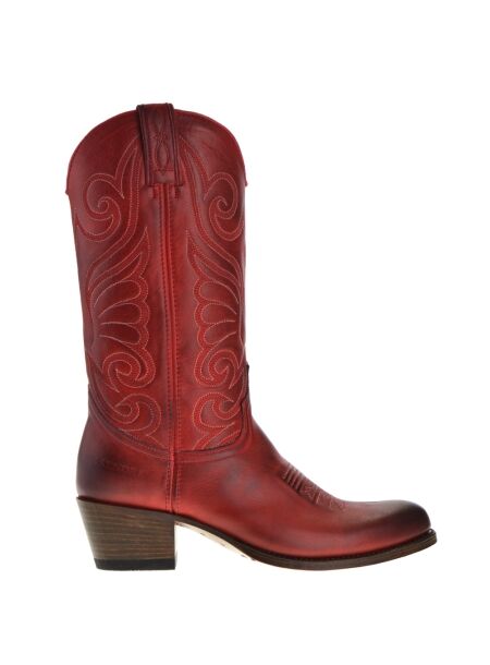 Sendra boots Dames cowboylaarzen rood