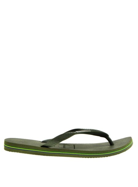 Havaianas Heren slippers groen logo brasil