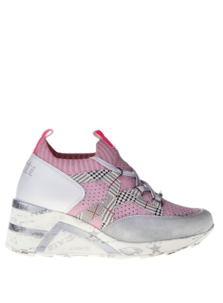Cetti Dames sleehak sneakers roze