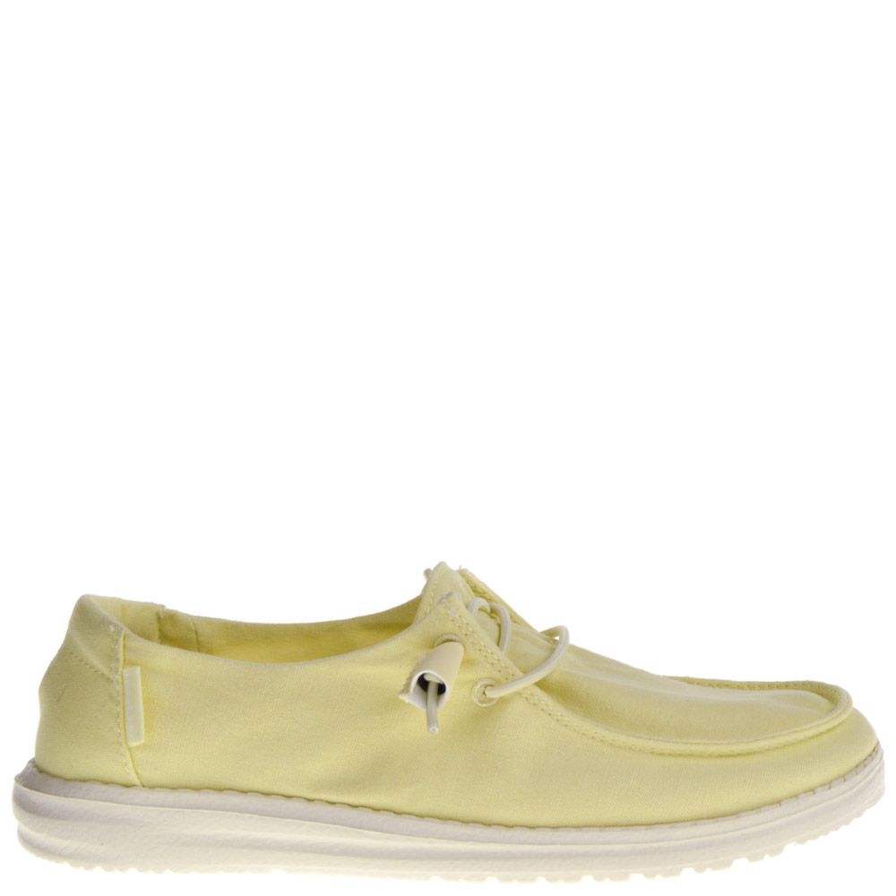 Hey Dude Shoe Laces Yellow for Woman 03 
