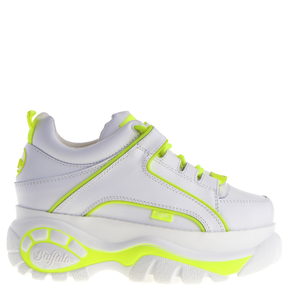 sneakers white yellow