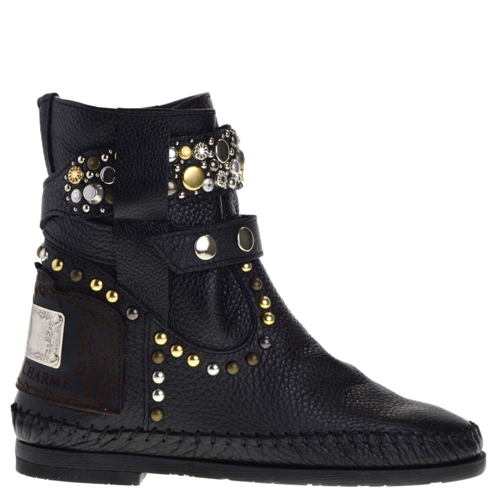 Karma of Charme Dames Enkellaarsjes in Zwart online kopen