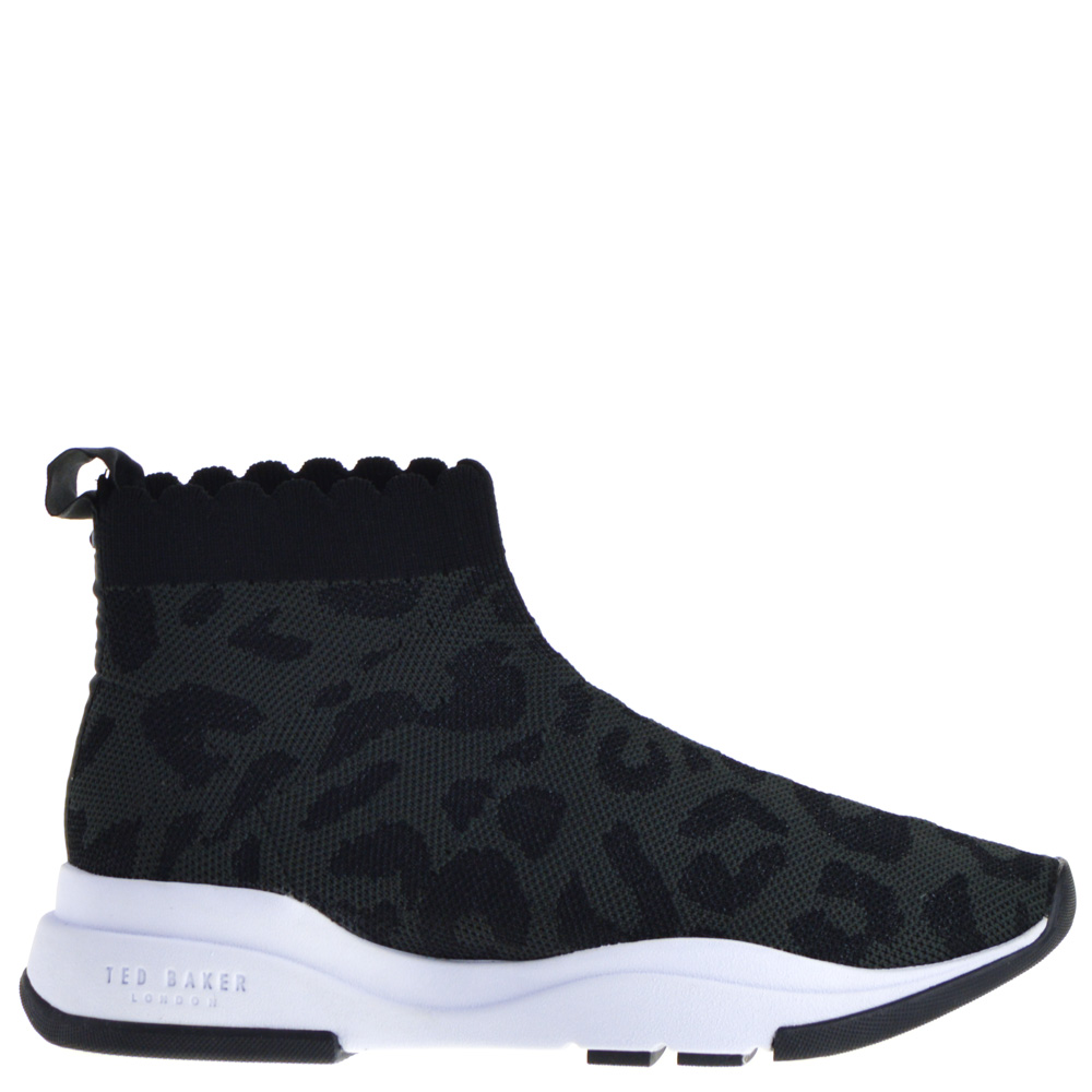 sock sneaker black
