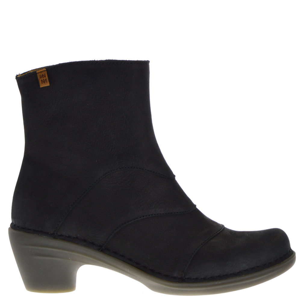 Vestiging interieur Emotie El Naturalista dames enkellaarsjes zwart 12 zwart suede/nubuck Direct  leverbaar uit de webshop van www.taft.nl/