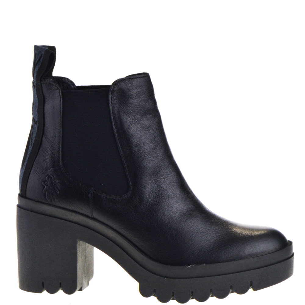 platform heeled chelsea boots