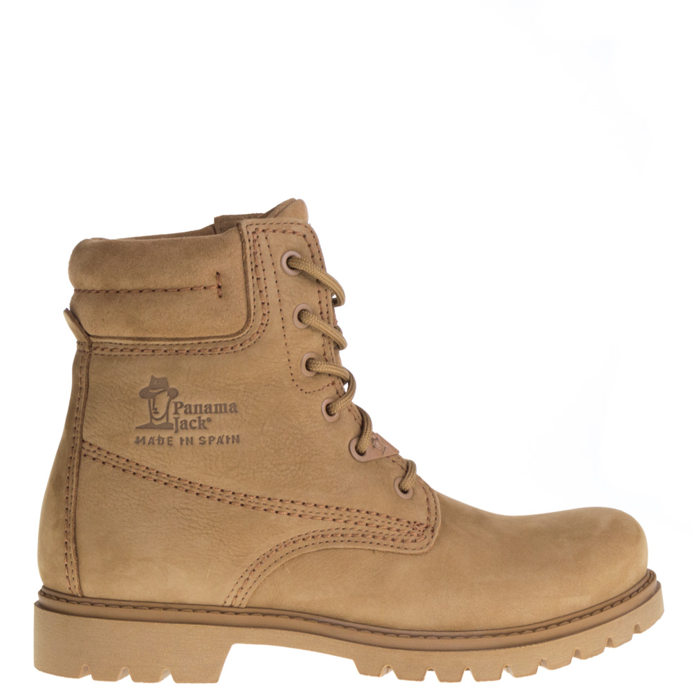 Panama Jack Panama 03 B105 Dames Hoge Veterboots in Naturel online kopen