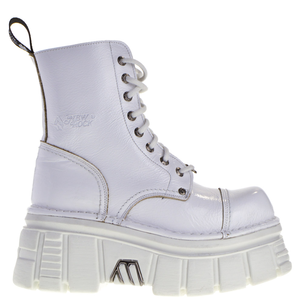 new rock boots white