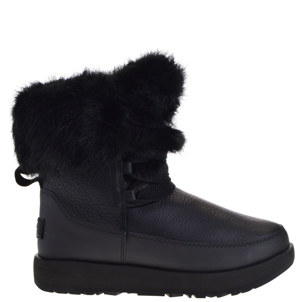 uggs with laces black