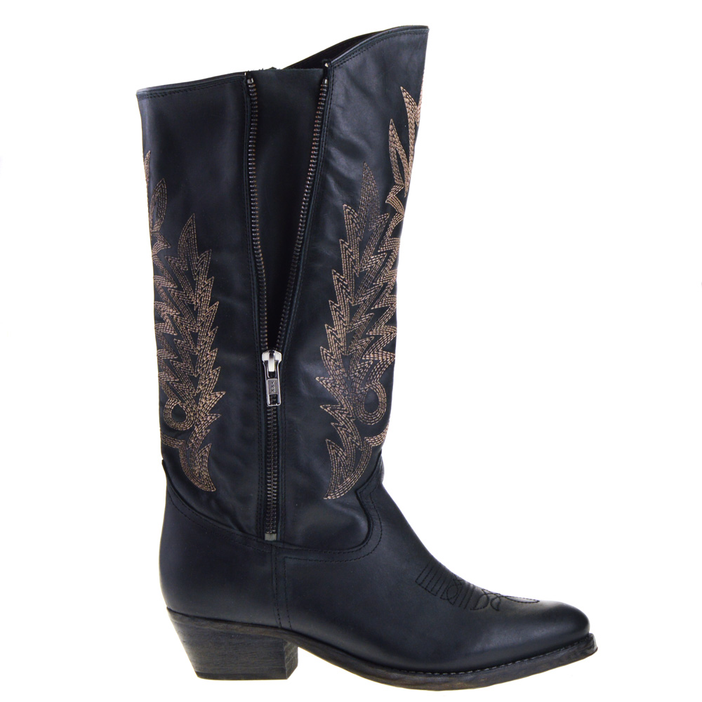 Catarina Martins Western Boots Black for Women Catarina Martins Western Boots Black for Women