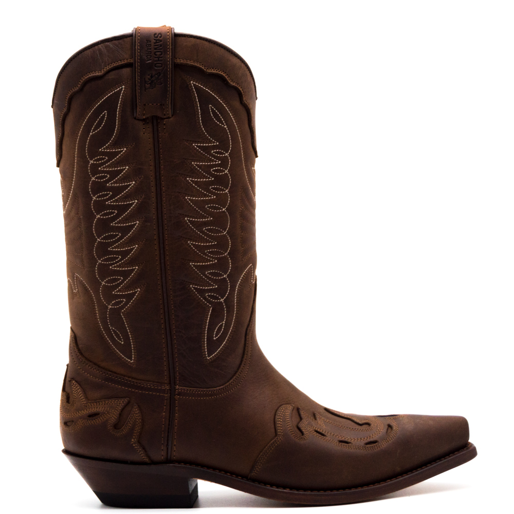 sancho heren cowboylaarzen cognac 74 naturel middel Direct leverbaar uit de  webshop van www.taft.nl/