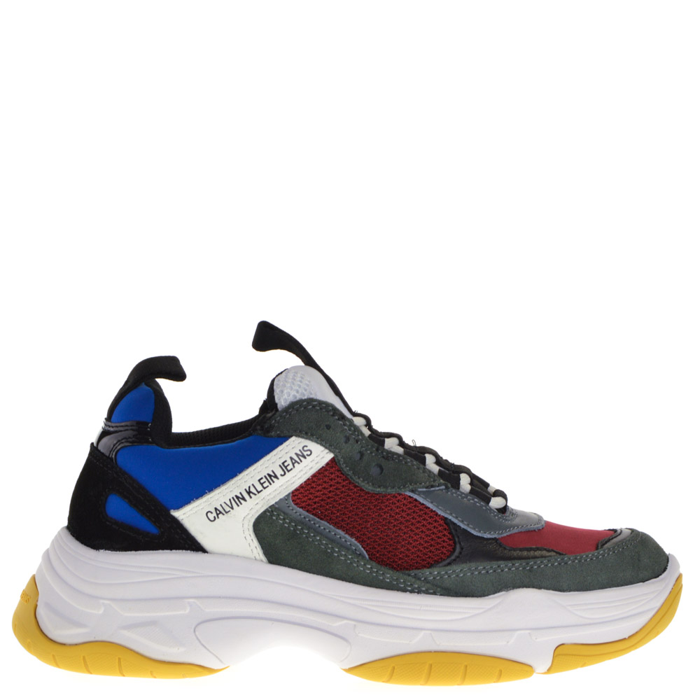 red calvin klein sneakers