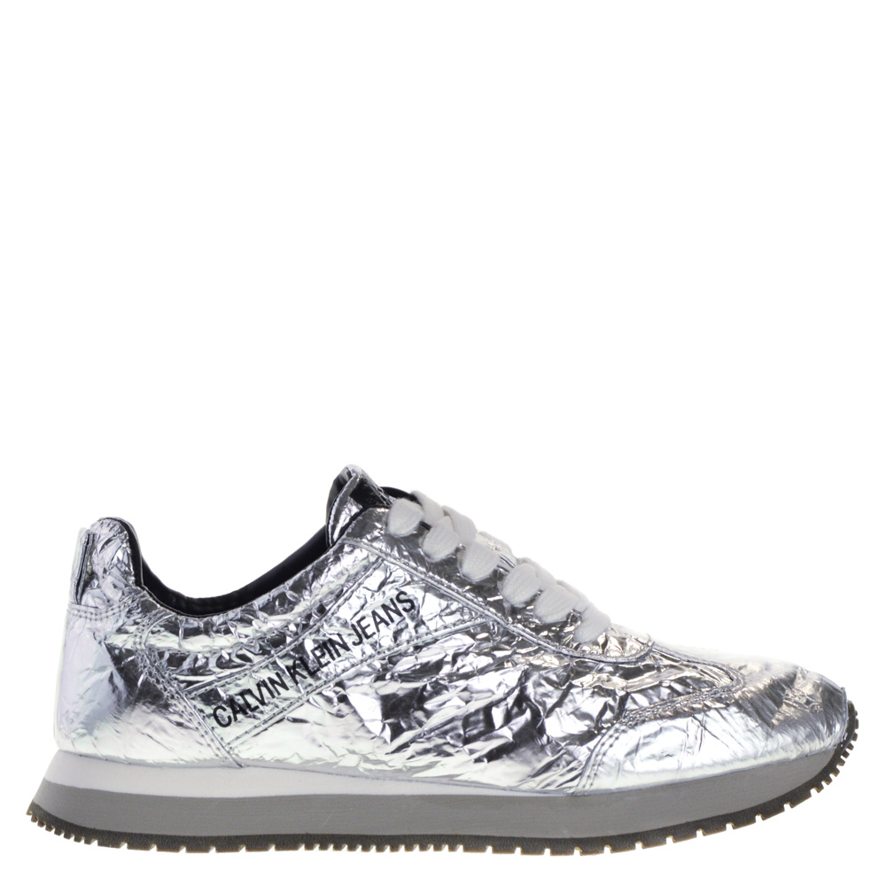 calvin klein sneakers silver