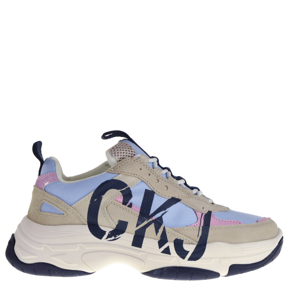 klap Perth Blackborough Temerity Calvin Klein Dames Sneakers in Blauw online kopen