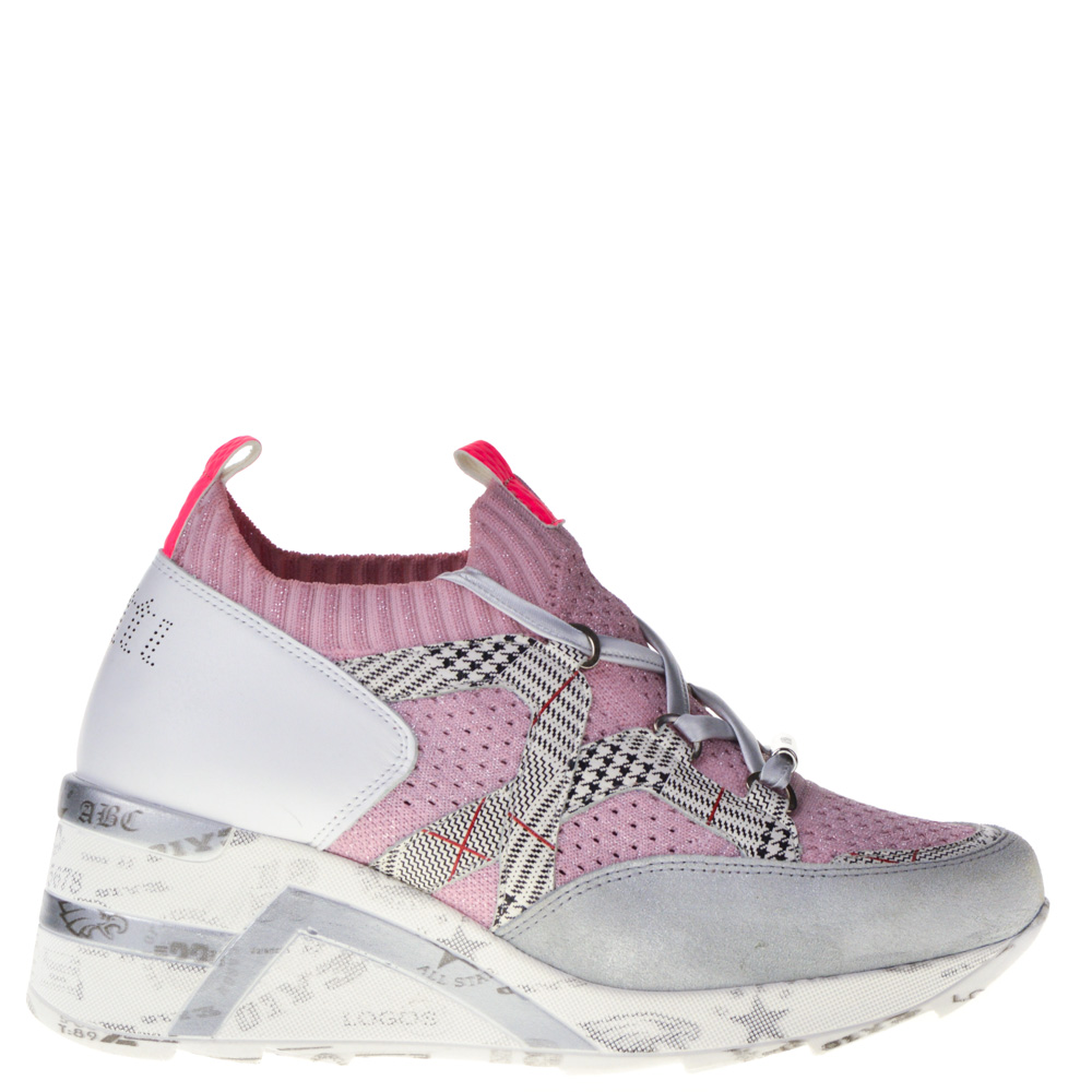 Cetti Dames Sleehak Sneakers in Roze online kopen
