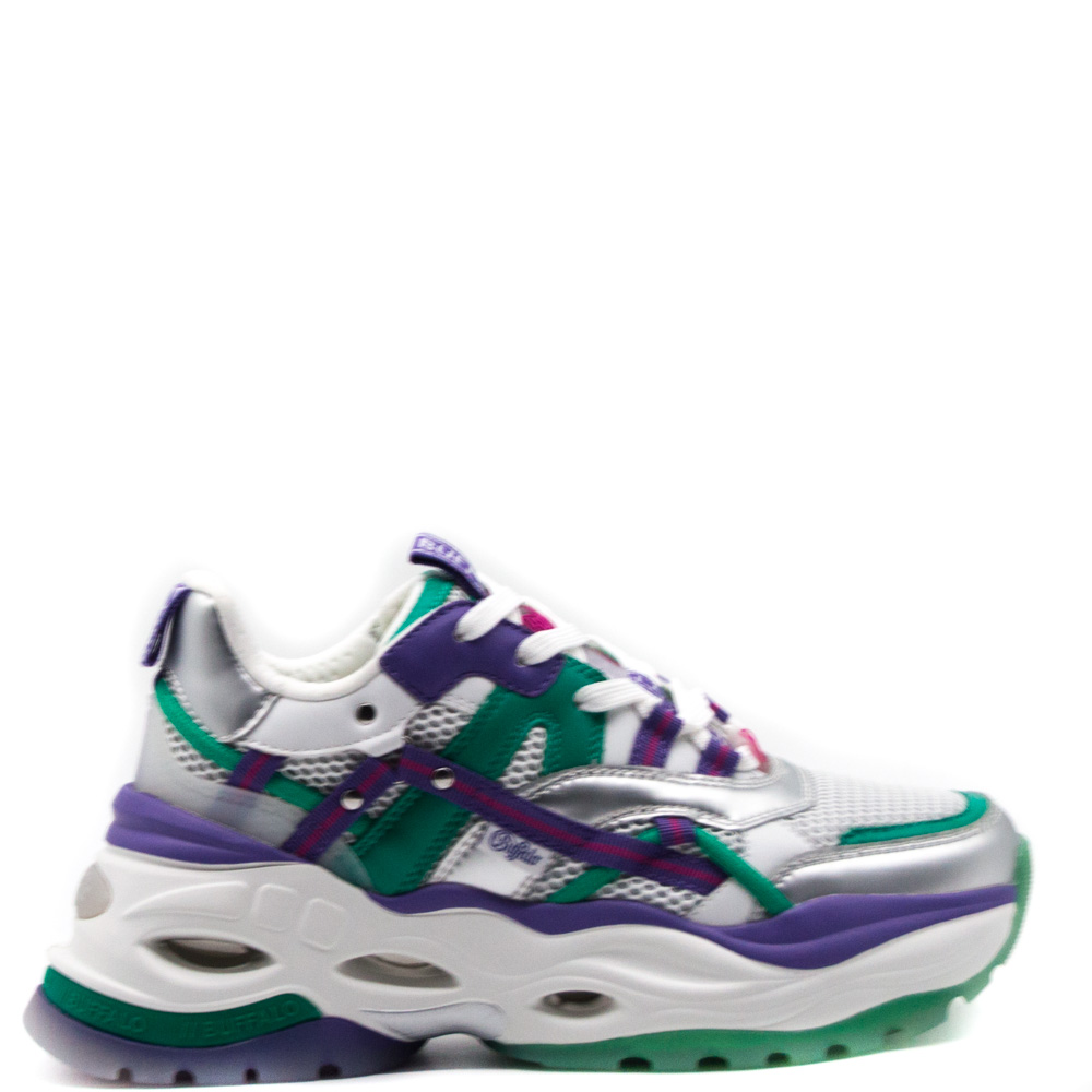 Buffalo Dames Platform Sneakers in Grijs online kopen