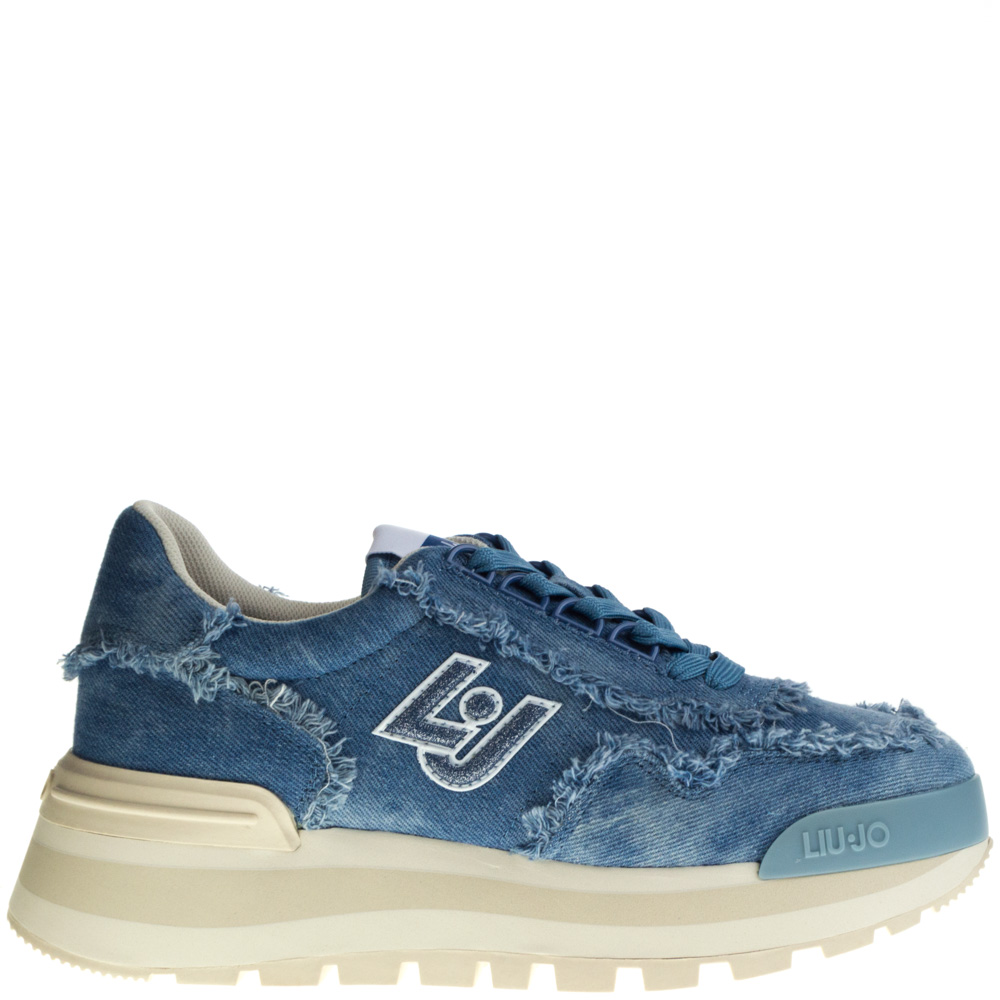 Liu Jo Dames Platform Sneakers in Blauw online kopen
