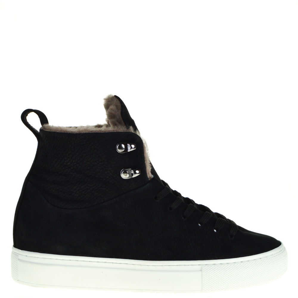 H32 By Melik Dames Hoge Sneakers in Zwart online kopen