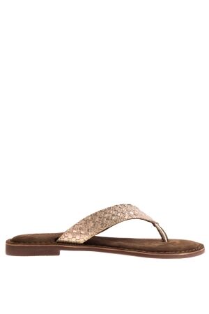 Lazamani dames slippers goud