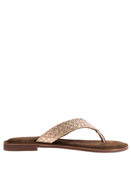 Lazamani Lazamani Slippers Gold for Woman