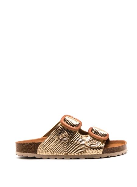 Verbenas Verbenas Slippers Gold for Woman
