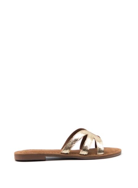 Lazamani Lazamani Slippers Gold for Woman