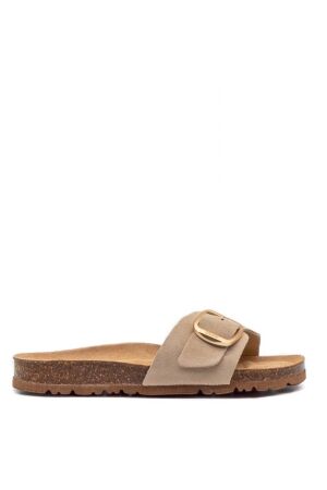 Koala Bay dames slippers beige suede