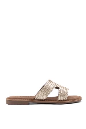 Lazamani dames slippers goud