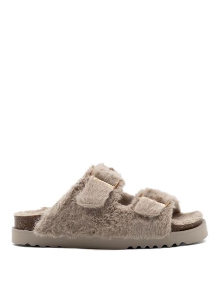 Scholl Scholl Lined Slippers Beige for Woman