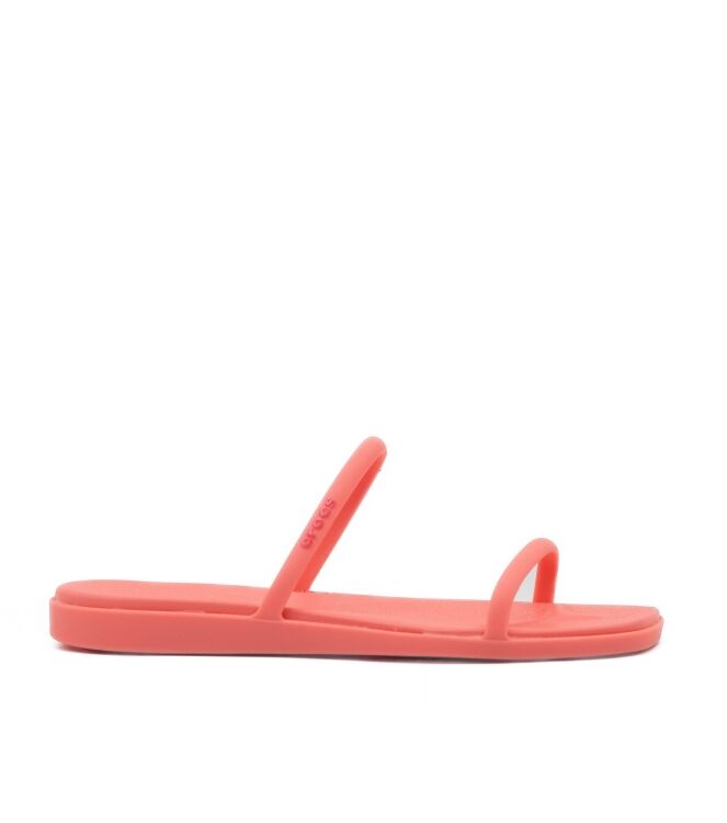 Crocs Crocs dames slippers rubberzool rose Guave Crocs Dames Slippers in Roze online kopen