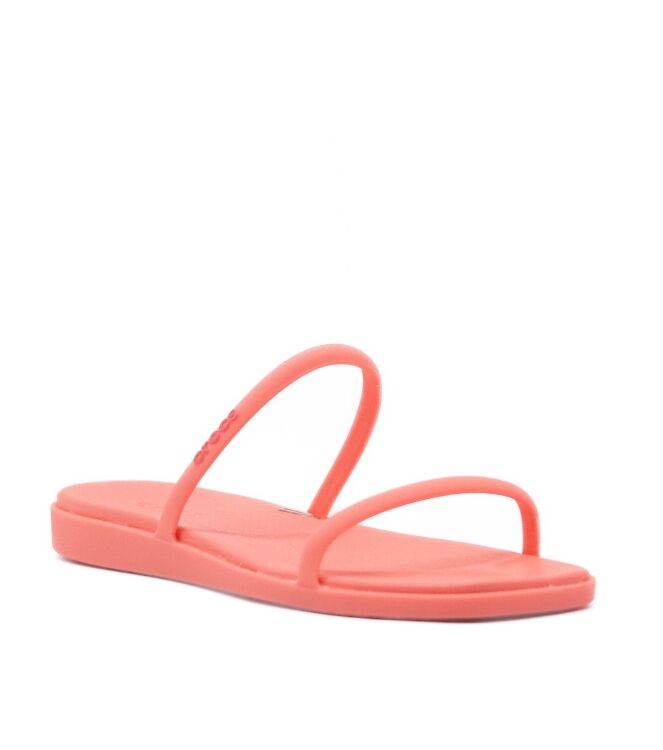Crocs Crocs dames slippers rubberzool rose Guave Crocs Dames Slippers in Roze online kopen