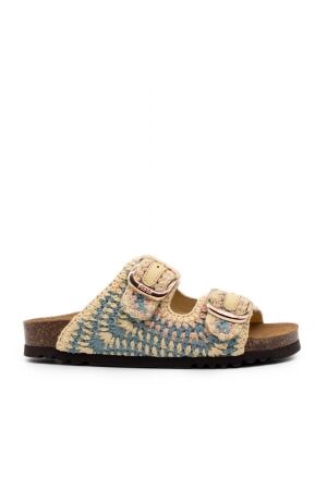 Scholl dames slippers rubberzolen geel