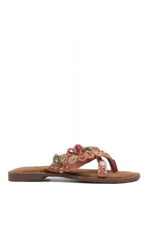 Lazamani dames slippers rubberzolen 