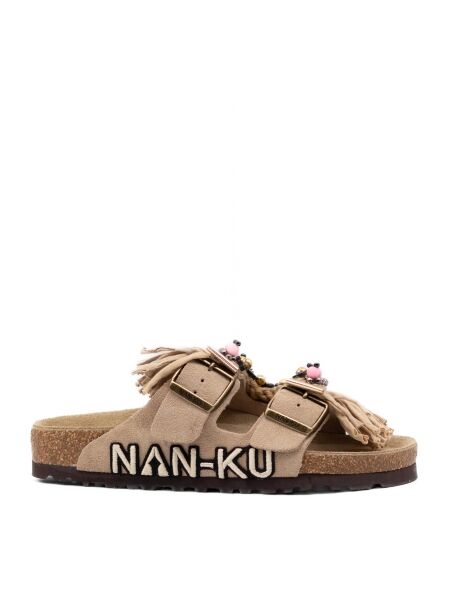 Nan-ku couture Dames slippers rubberzolen