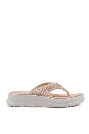 HeyDude dames slippers plateau zalm