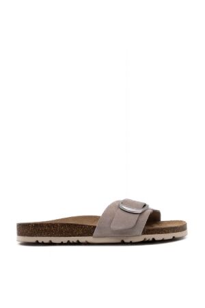 Koala Bay dames slippers rubberzolen beige