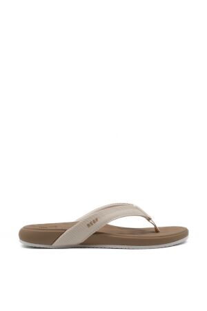 Reef dames slippers rubberzolen beige