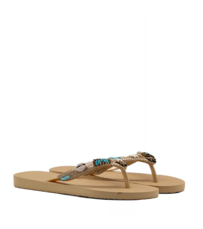 Koala Bay Koala Bay dames slippers beige Make-up 143 Koala Bay Dames Slippers in Beige online kopen