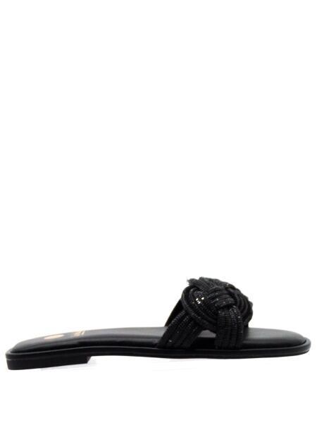 La strada Dames slippers zwart