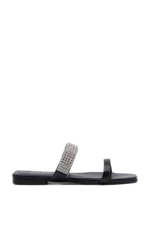 KMB Shoes dames slippers zwart