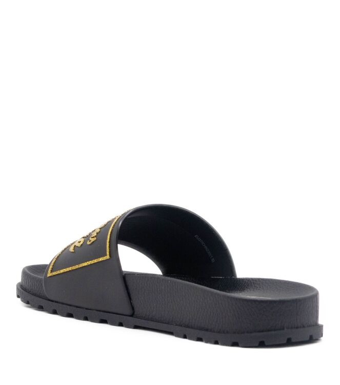 Versace Jeans  Dames Slippers Rubberzool Zwart 
