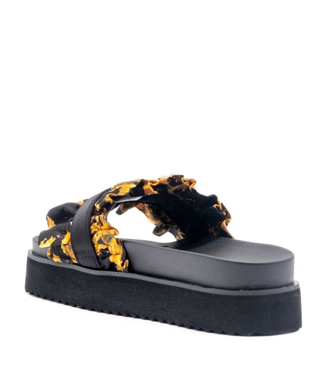 Versace Jeans  Dames Slippers Zwart Combi 