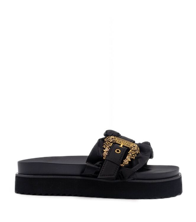 Versace Jeans  Dames Slippers Zwart Satin 