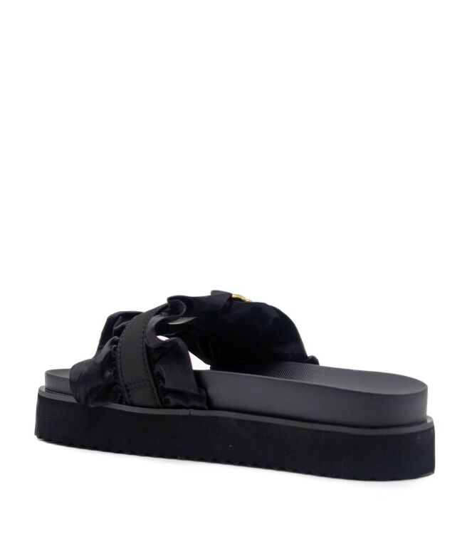 Versace Jeans  Dames Slippers Zwart Satin 