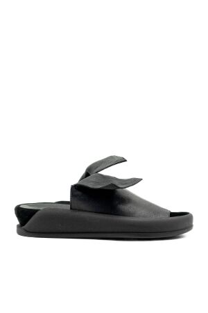 papucei dames slippers rubberzool zwart