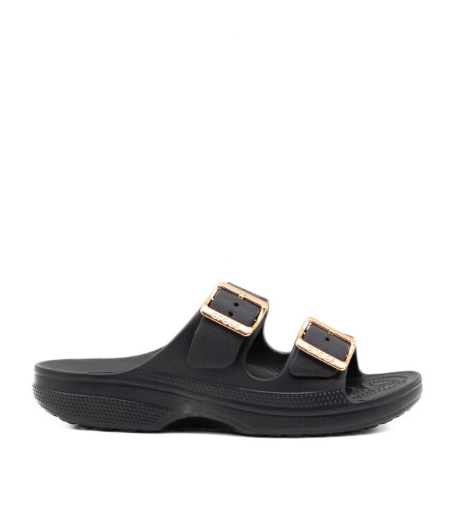 Crocs Crocs dames slippers rubberzool zwart Black Crocs Dames Slippers in Zwart online kopen