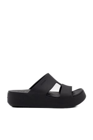 Crocs dames slippers rubberzool zwart