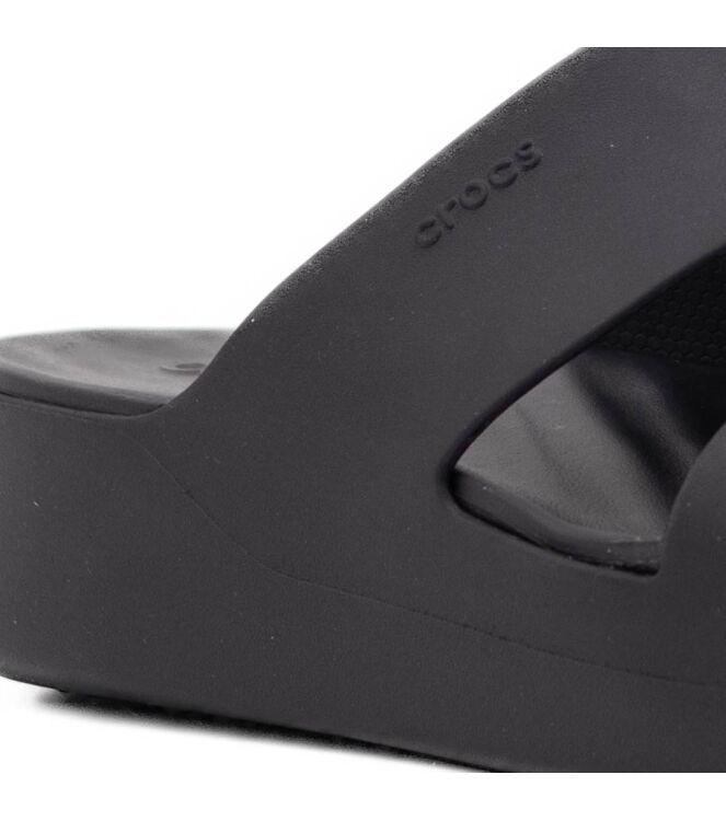 Crocs Crocs dames slippers rubberzool zwart Black Crocs Dames Klompen in Zwart online kopen