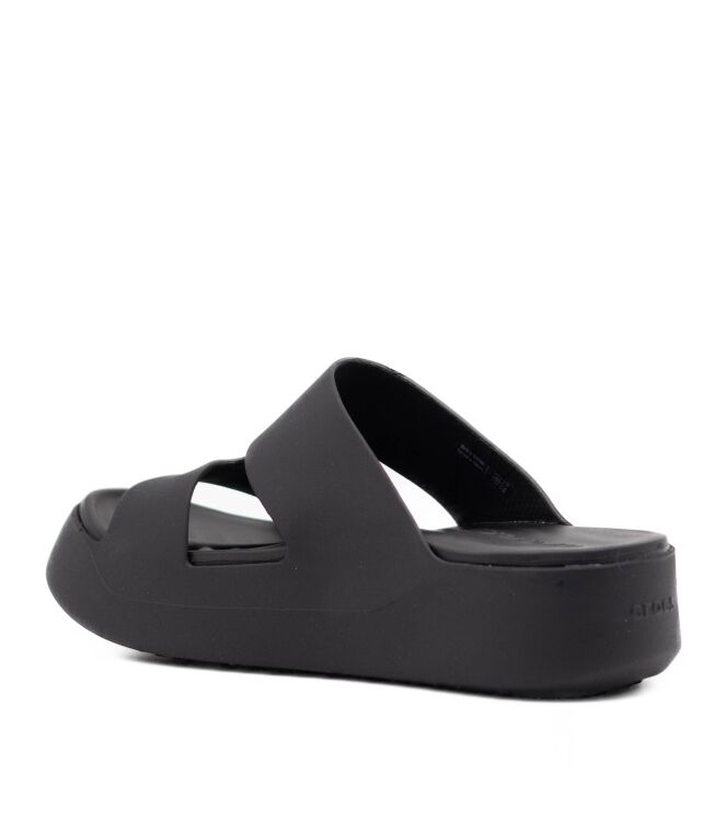 Crocs Crocs dames slippers rubberzool zwart Black Crocs Dames Klompen in Zwart online kopen